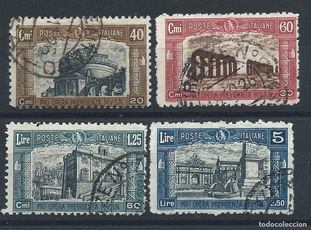 Sellos: Italie N&deg;192/95 Obl (FU) 1926 - Architecture &rdquo;Monuments&rdquo;