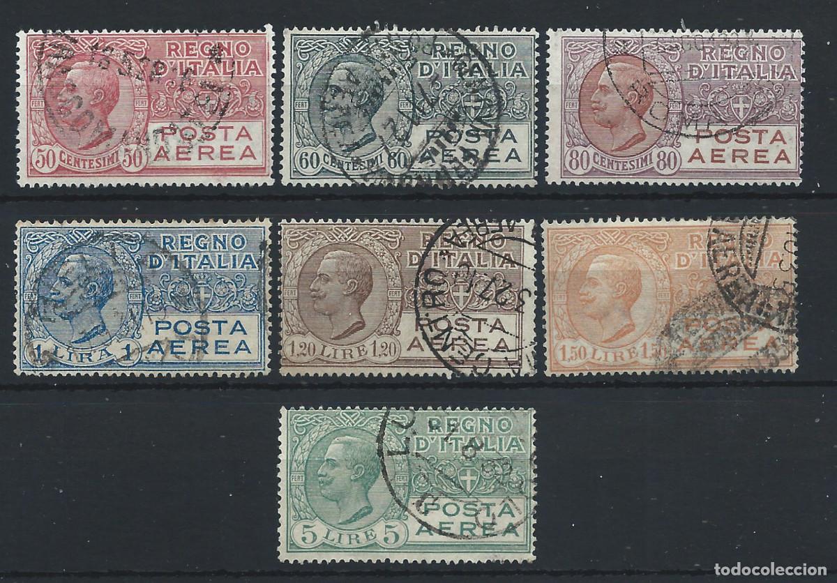 Sellos: Italie PA N&deg;3/9 Obl (FU) 1926/28 - Victor - Emmanuel III