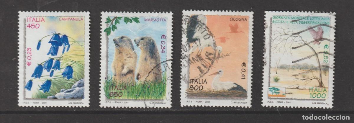 Sellos: Italia 2001 - Yvert 2488/2491 usado