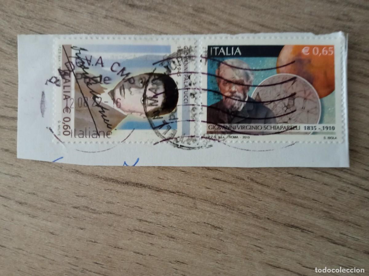 Sellos: 2 SELLOS DE ITALIA, PEGADOS Y MATASELLADOS