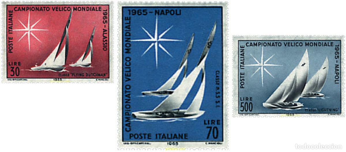 Sellos: 66985 MNH ITALIA 1965 CAMPEONATOS DEL MUNDO DE VELA