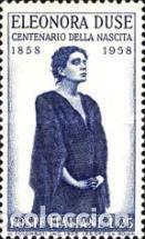 Sellos: ITALIA, 1958 SW1002 &rdquo;Eleonora Duse, actriz&rdquo;./ Nuevo, sin charnela. MNH.
