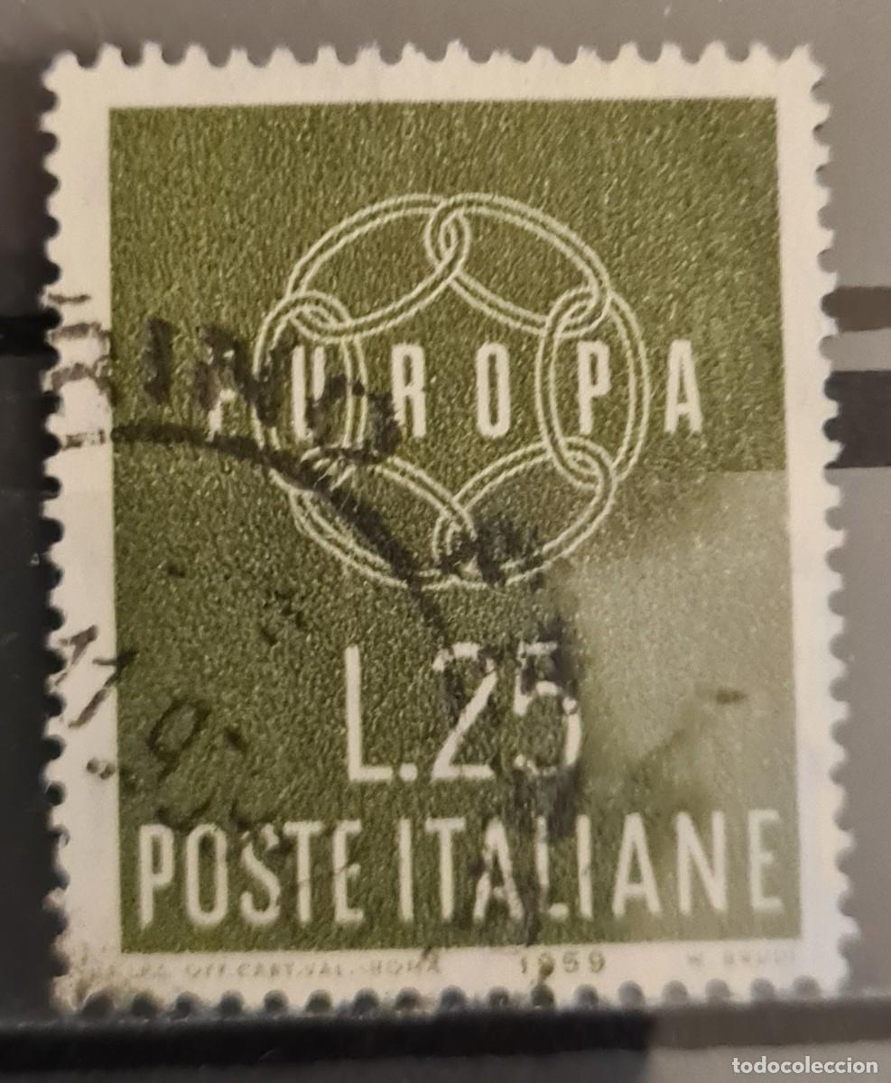 Sellos: Sello usado de Italia 1959: Europa