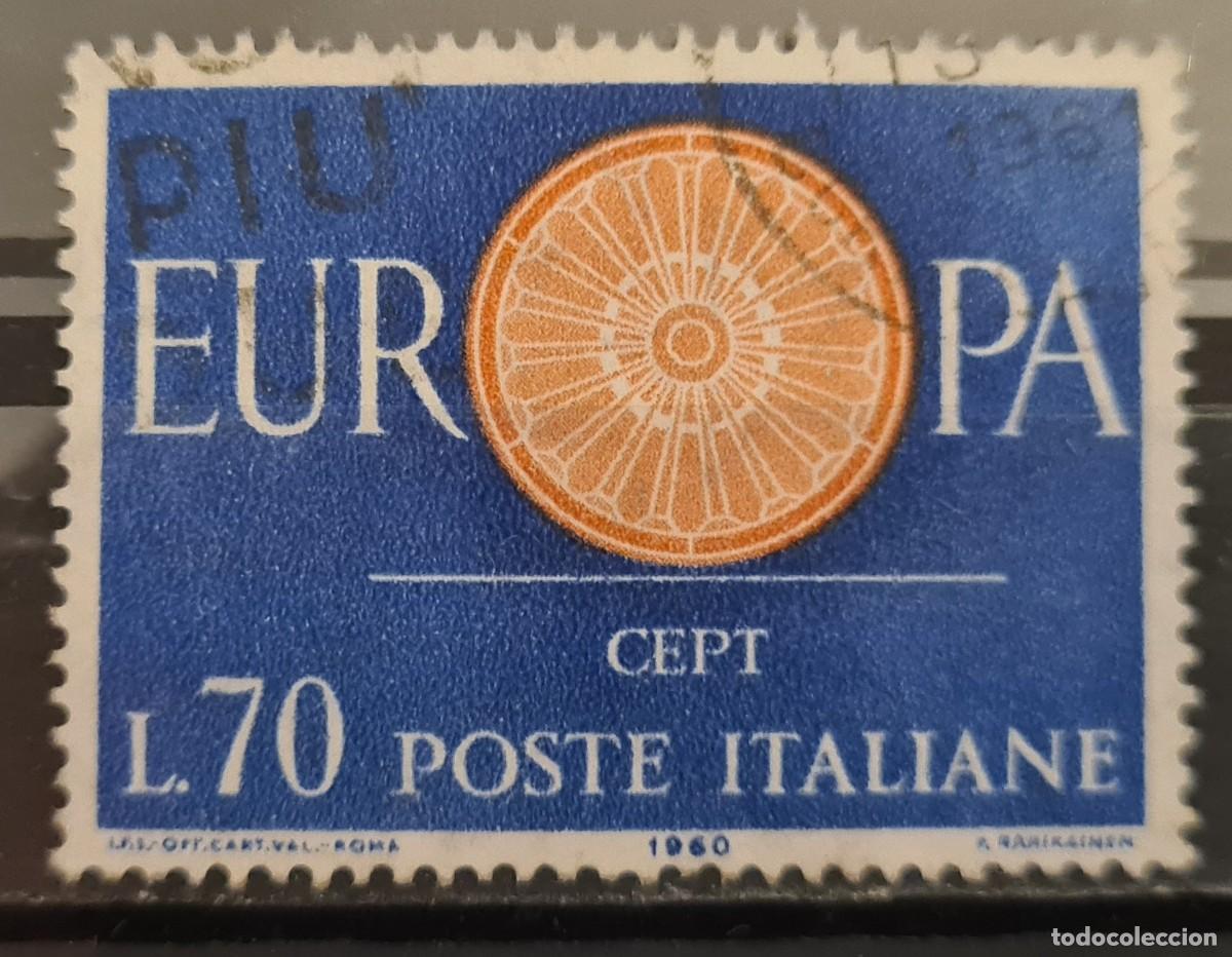 Sellos: Sello usado de Italia 1960: Europa