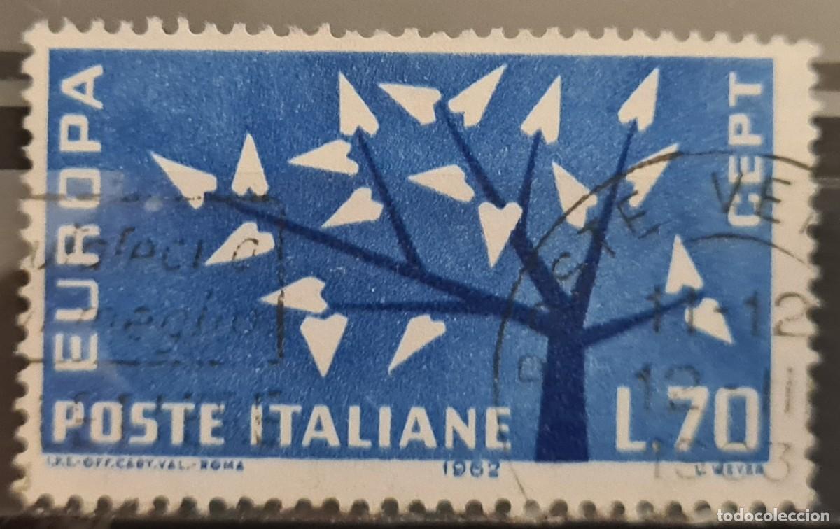 Sellos: Sello usado de Italia 1962: Europa