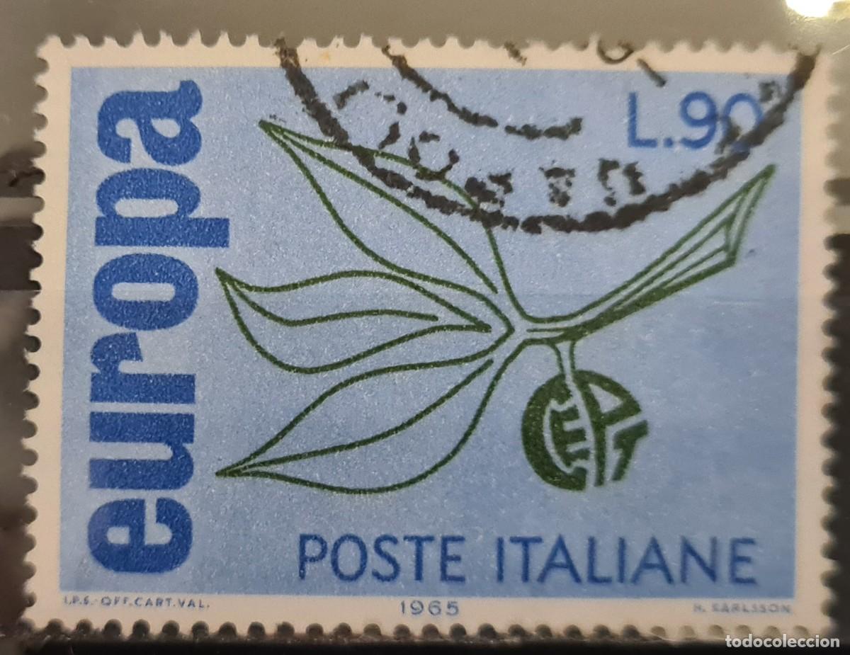 Sellos: Sello usado de Italia 1965: Europa