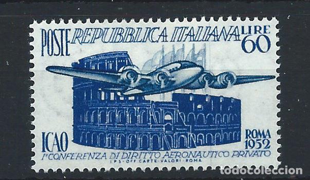 Sellos: Italie N&deg;635** (MNH) 1952 - Avion et Colis&eacute;e