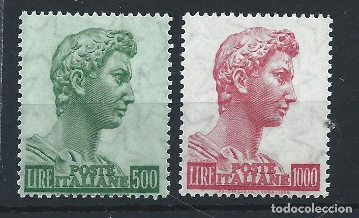 Sellos: Italie N&deg;738/39** (MNH) 1957 - Saint Georges