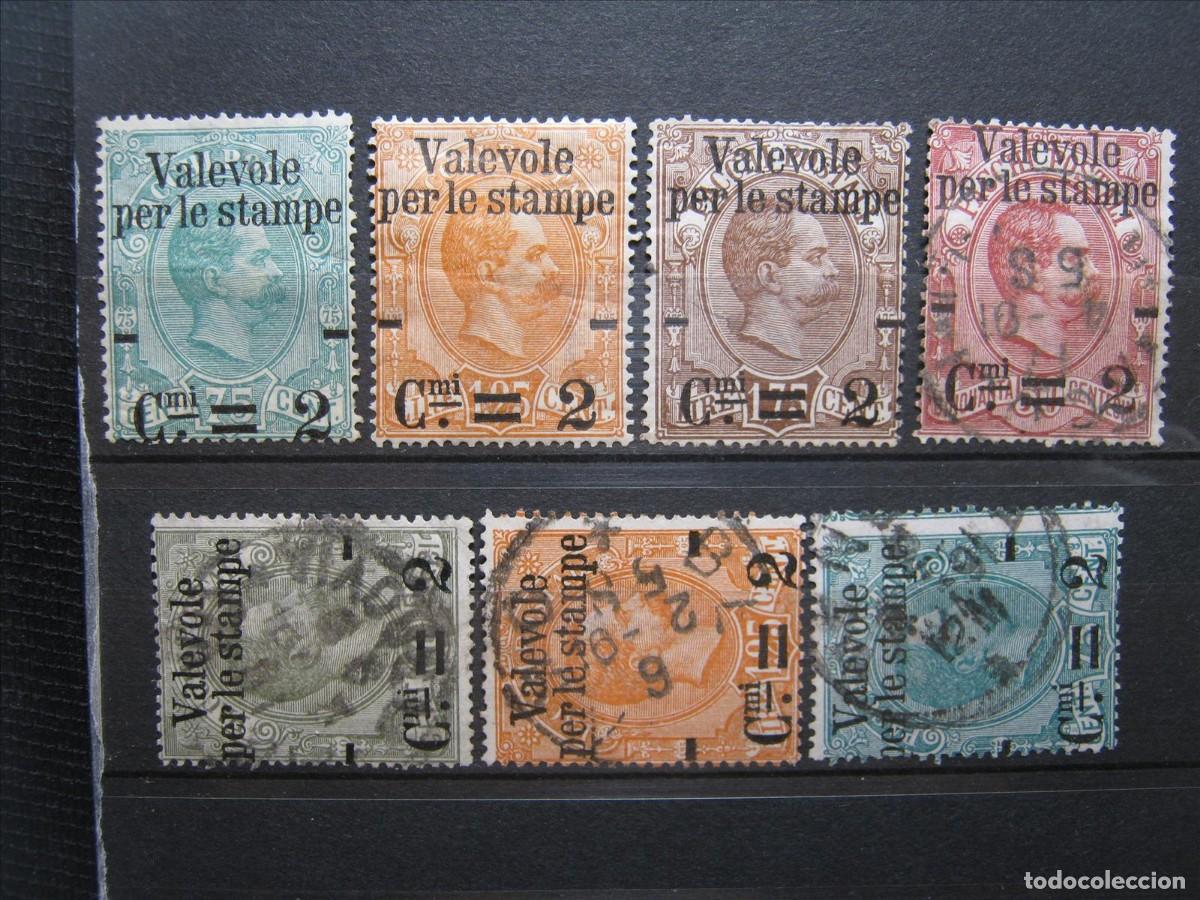 Stamps: ITALIA 1890 SERIE YVERT 46/51 MENOS UNO, USADOS Y MH* BIEN.