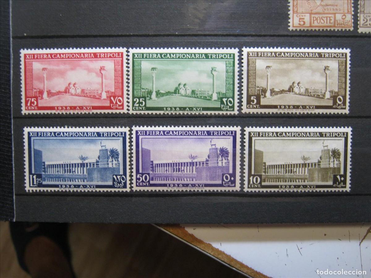 Selos: ITALIA TRIPOLITANIA 1938 SERIE YVERT 161/166 MNH** SIN CHARNELA LUJO.