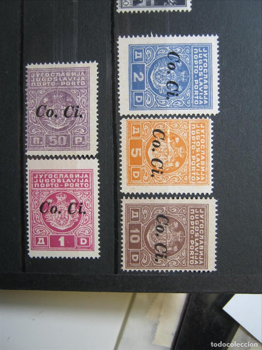 Selos: LIUBLIANA ESLOVENIA OCUPACI&Oacute;N ITALIANA ITALIA 1941 TASAS SERIE YVERT 1/5 MNH** LUJO.