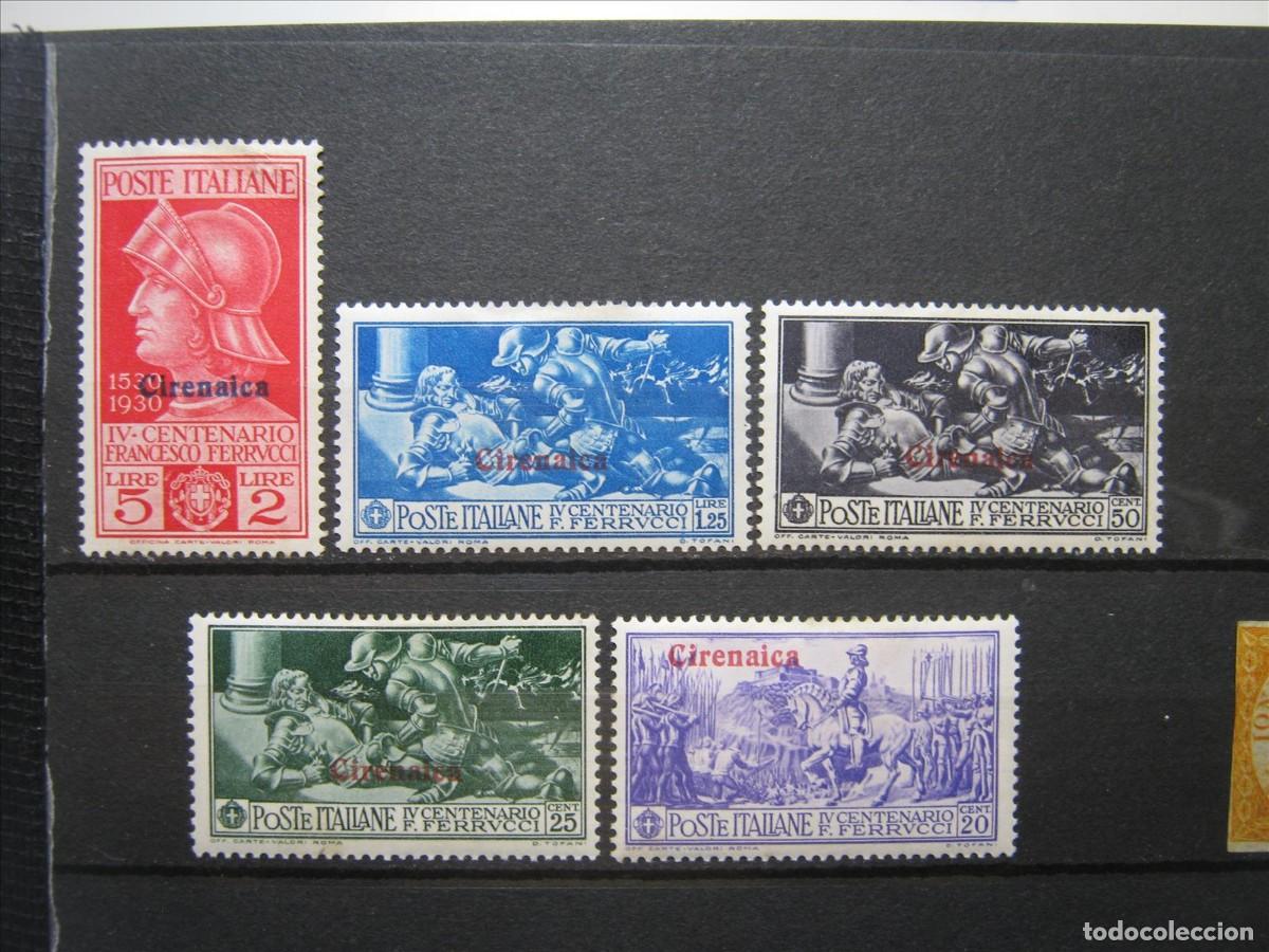 Briefmarken: CIRENAICA ITALIA 1930 FERRUCCI SERIE YVERT 62/66 MH* LUJO LEER.