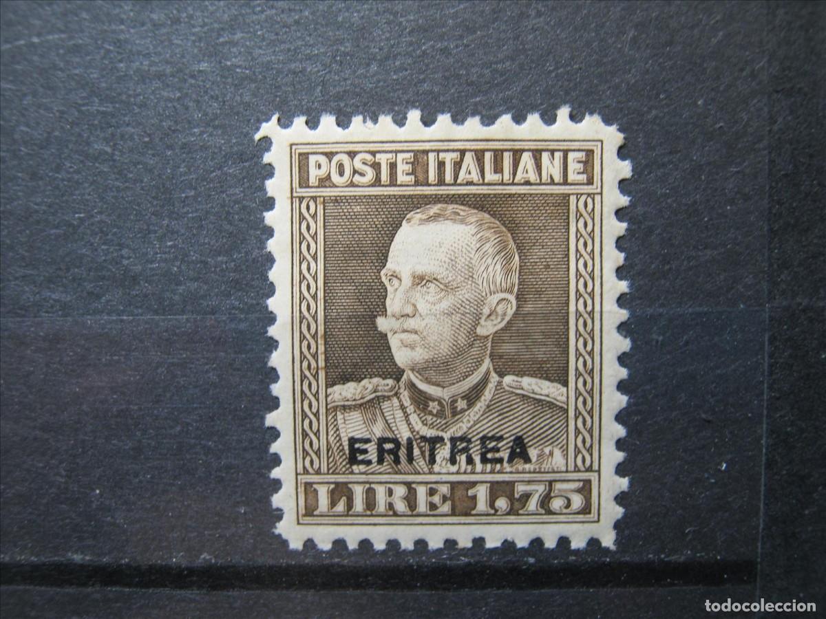 Selos: ERITREA ITALIA 1928-29 YVERT 131 MH* LUJO.