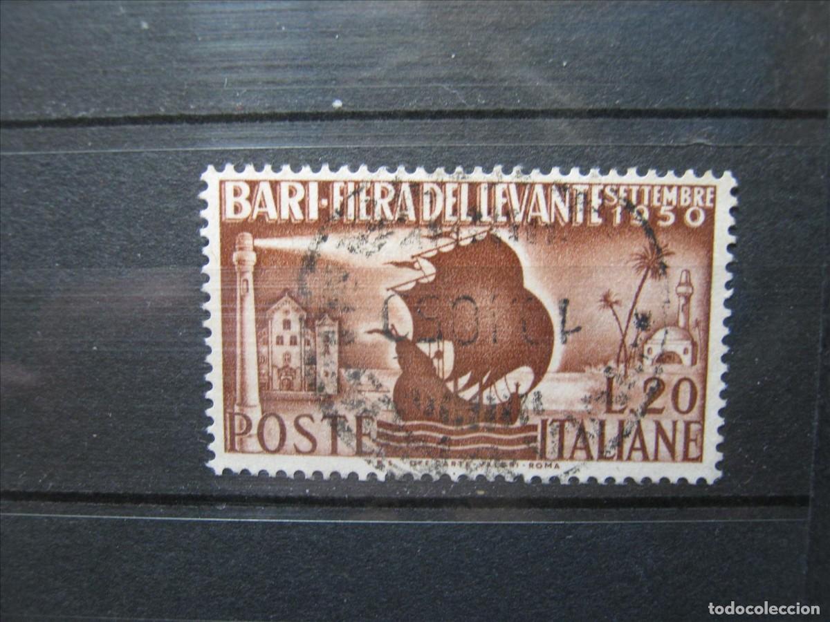 Sellos: ITALIA 1950 SERIE YVERT 565 USADO PERFECTO.