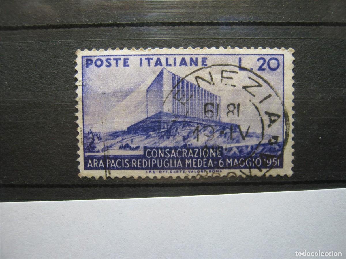Sellos: ITALIA 1951 SERIE YVERT 594 USADO BIEN.