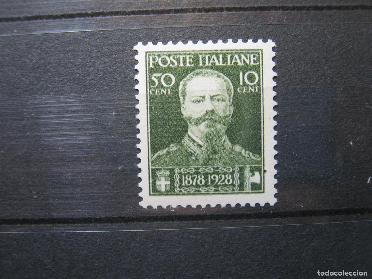Sellos: ITALIA 1923 SERIE YVERT 223 LH* LEVE CHARNELA LUJO.