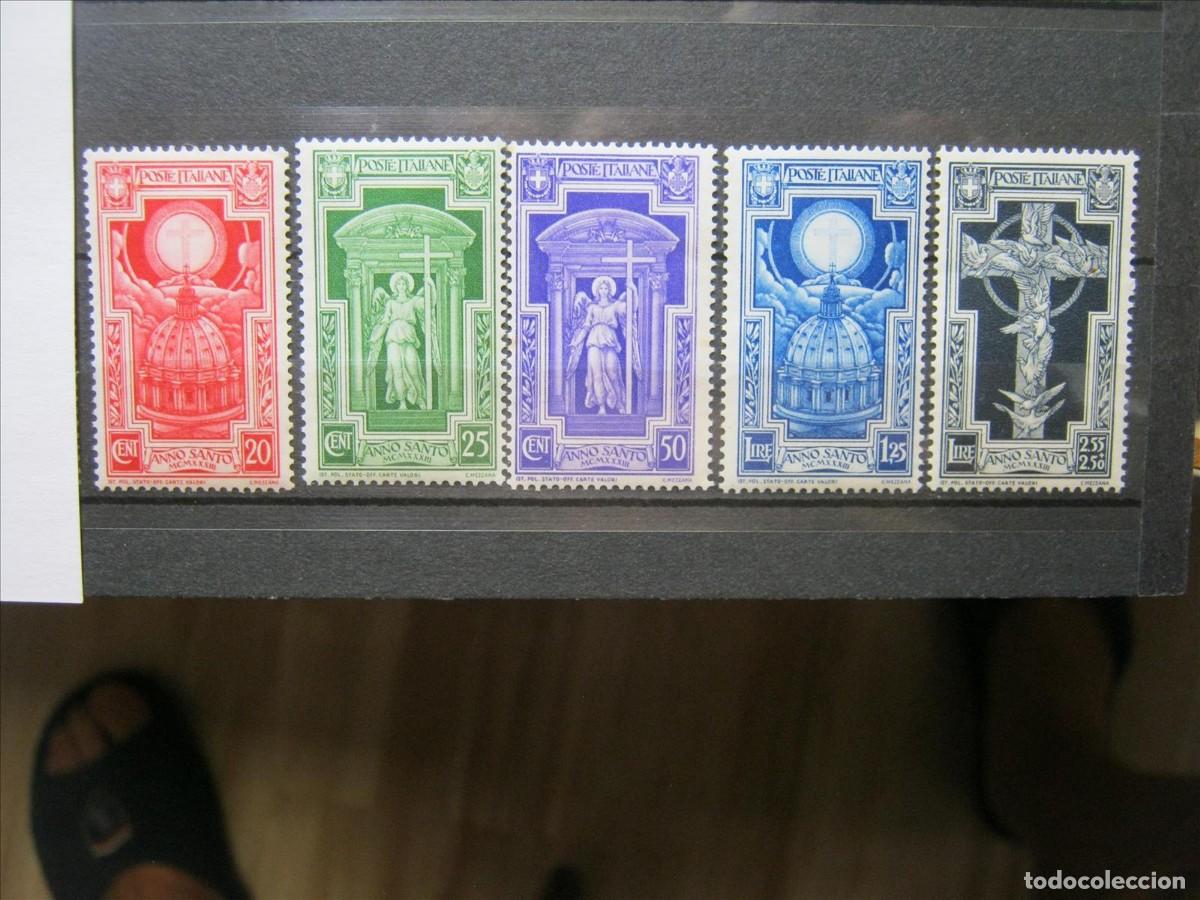 Sellos: ITALIA 1933 SERIE YVERT 325/329 MH*/LH* LUJO.