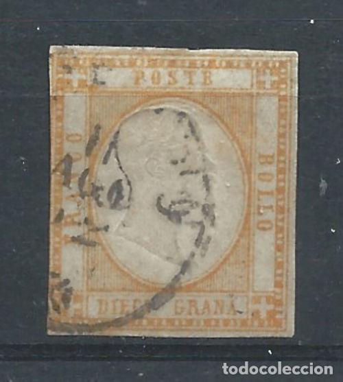 Sellos: Italie - Naples province N&deg;15 Obl (FU) 1861 - Victor Emmanuel II