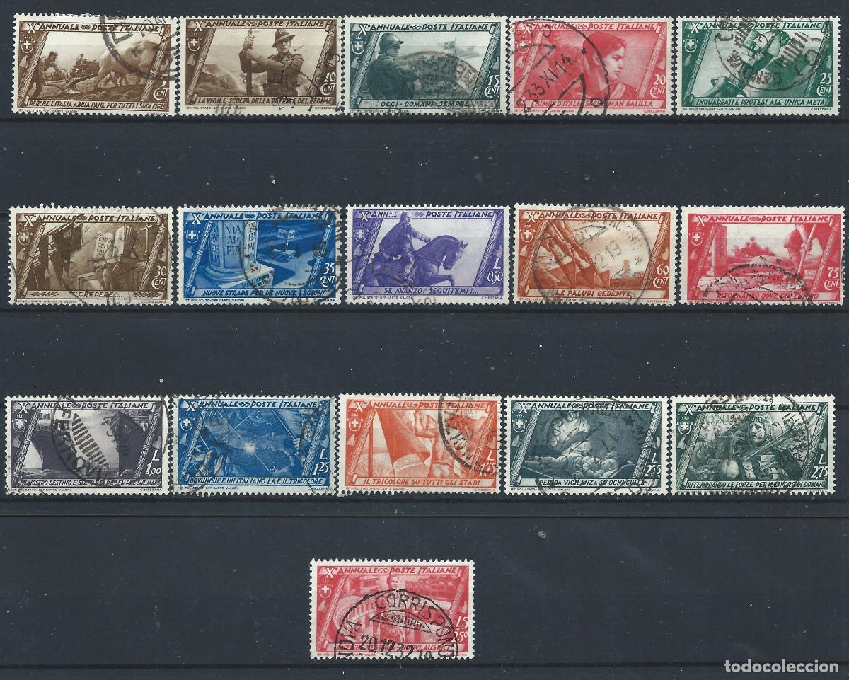 Sellos: Italie N&deg;305/20 Obl (FU) 1932 - La Marche sur Rome