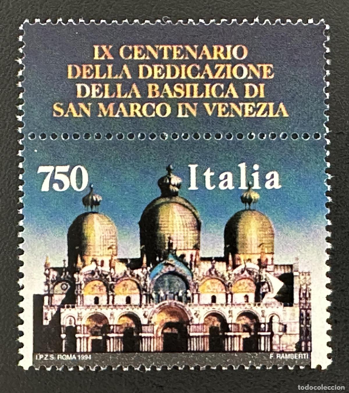 Sellos: Italia 1994 Mi. 2348 emisi&oacute;n conjunta Bas&iacute;lica San Marcos Venecia