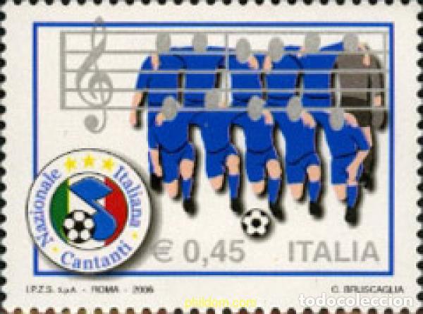 Sellos: 190050 MNH ITALIA 2006 25 ANIVERSARIO DE LA ASOCIACION NACIONAL DE CANTANTES ITALIANOS