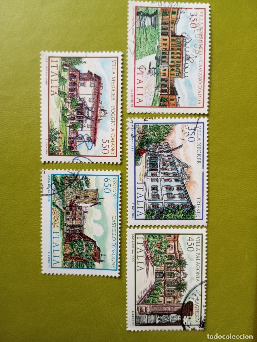 Sellos: ITALIA, 1986, VILLAS FAMOSAS