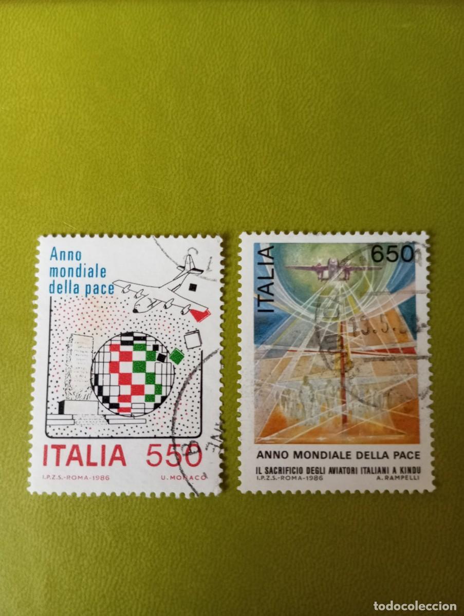 Sellos: ITALIA, 1986, A&Ntilde;O MUNDIAL DE LA PAZ
