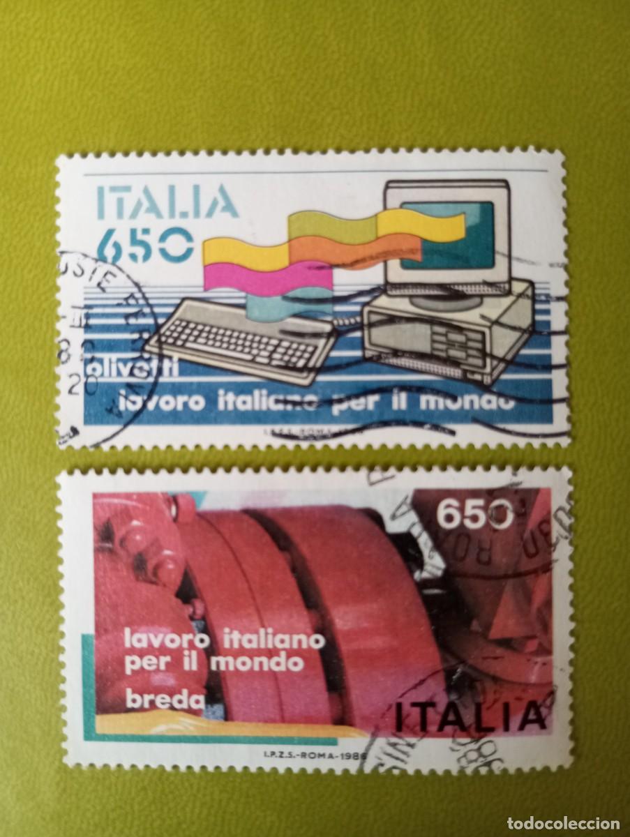 Sellos: ITALIA, 1986, PRODUCTOS ITALIANOS