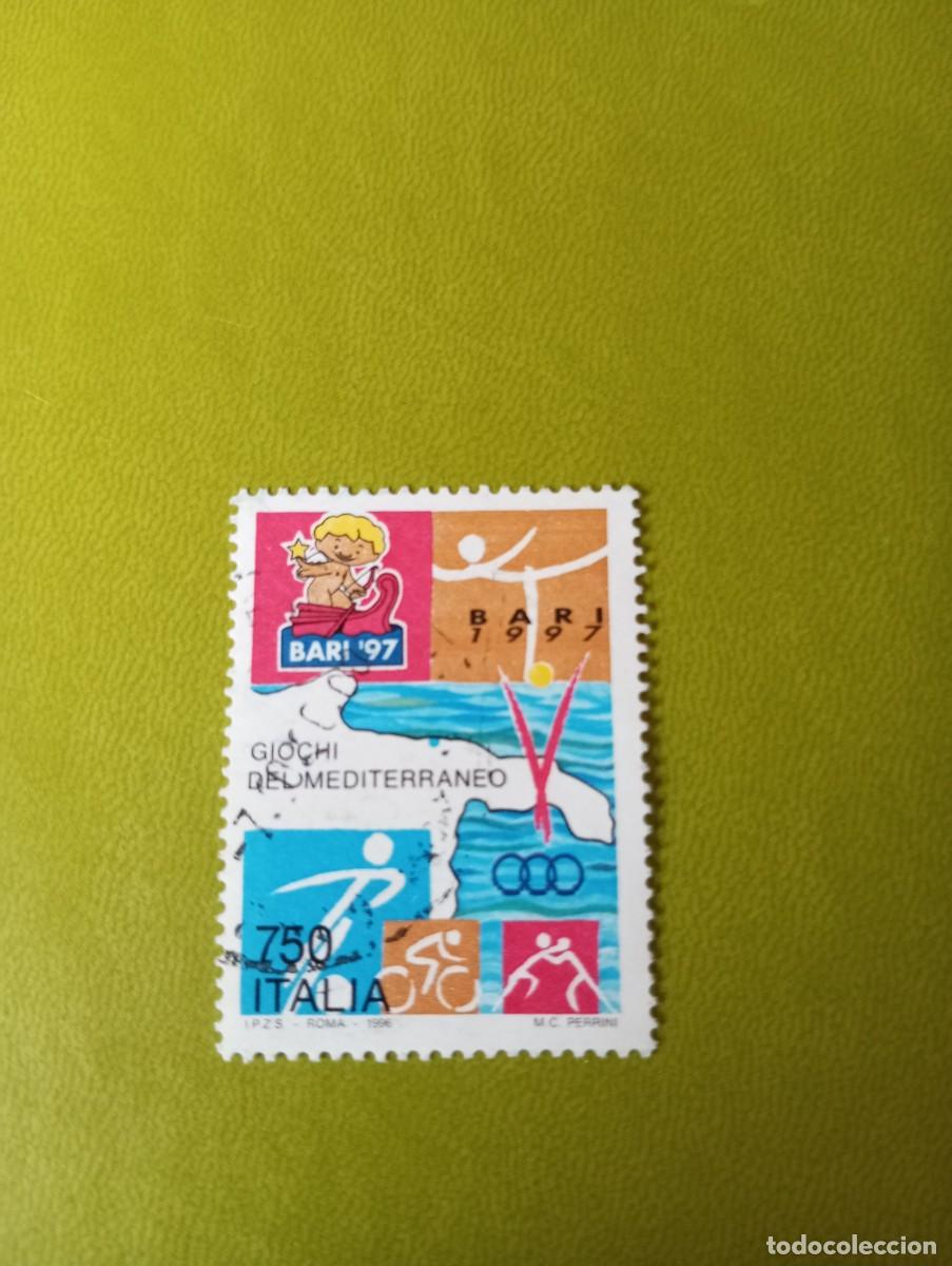 Sellos: ITALIA, 1996, JUEGOS DEL MEDITERR&Aacute;NEO