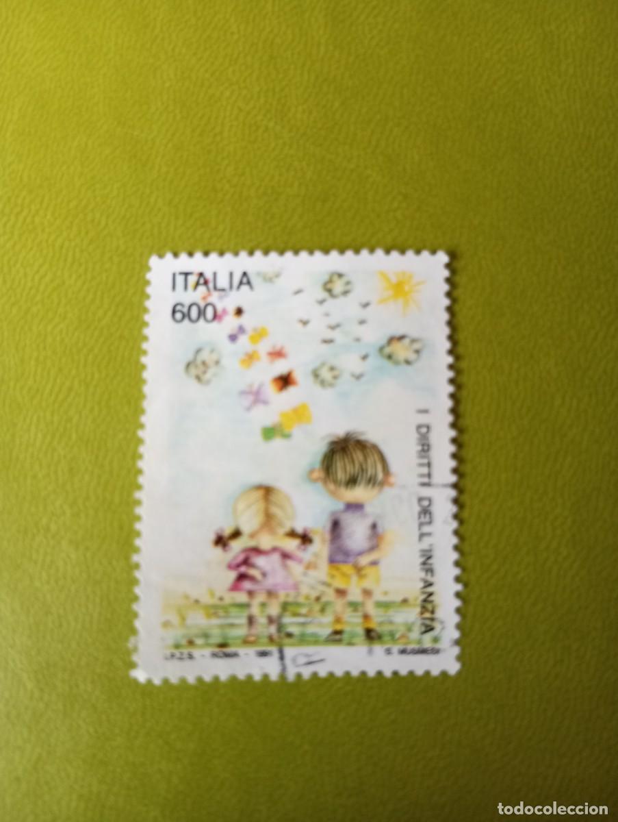 Sellos: ITALIA, 1991, DERECHOS DE LA INFANCIA
