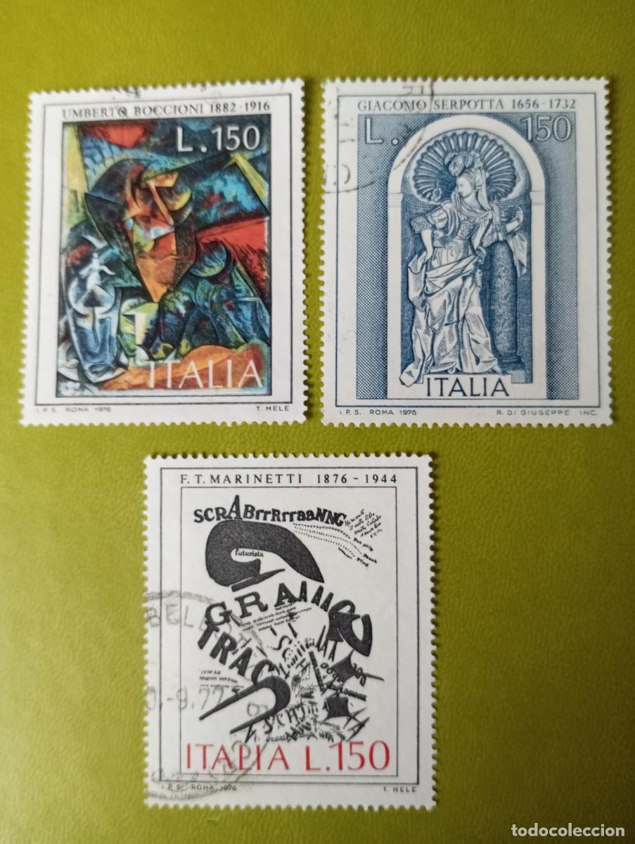 Sellos: ITALIA, 1976, OBRAS DE ARTE