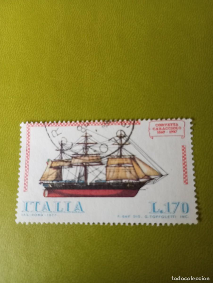 Sellos: ITALIA, 1977, CORBETA CARACCIILO