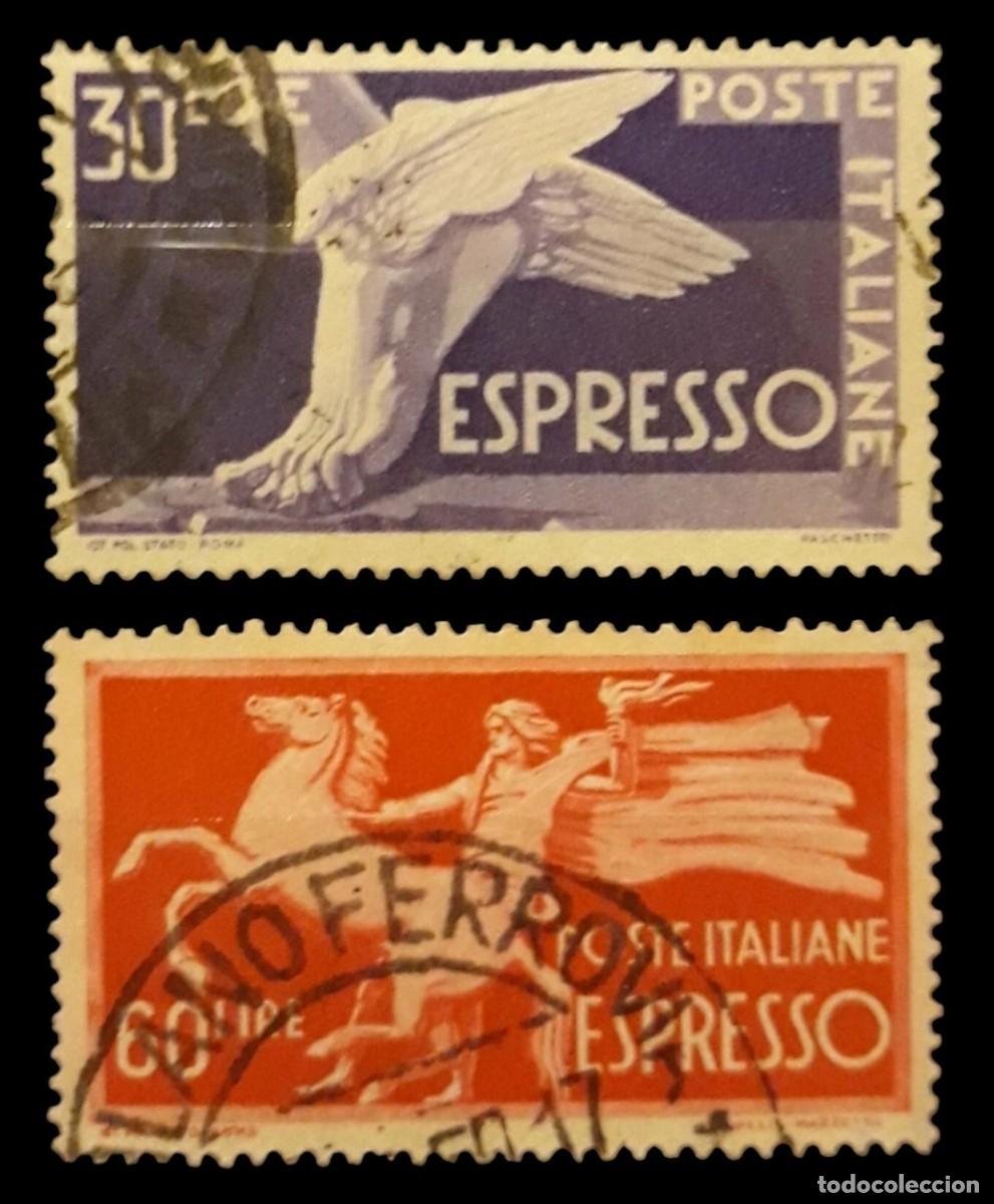 Sellos: ITALIA 1945 Urgente. USADO.