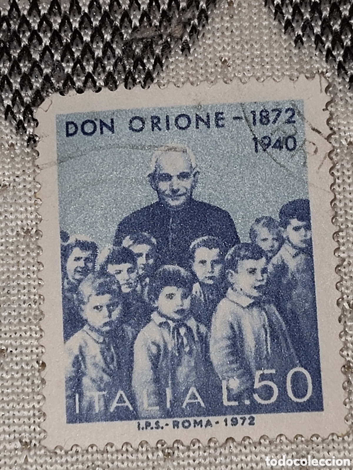 Sellos: Sello de Italia Centenario del nacimiento de Don Luigi Orione 1972