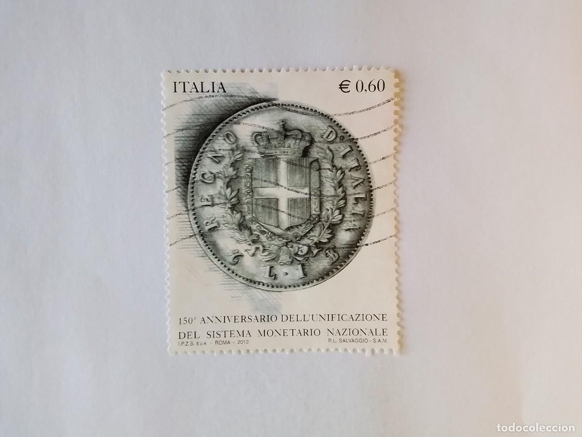 Sellos: A&Ntilde;O 2012 ITALIA SELLO USADO