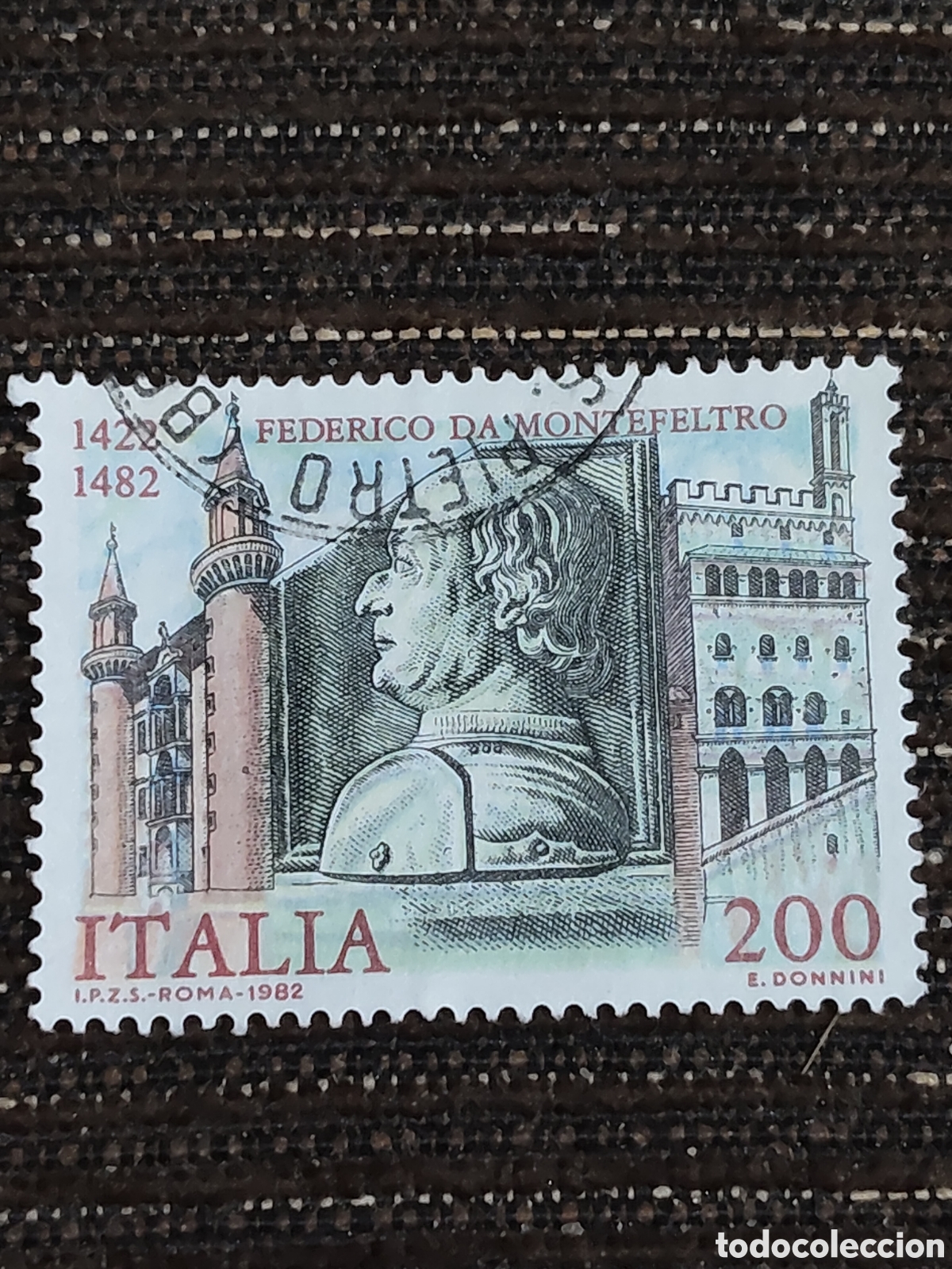 Francobolli: Sello de Italia Quinto centenario del fallecimiento de Federico Da Montefeltro Duque de Urbino 1982