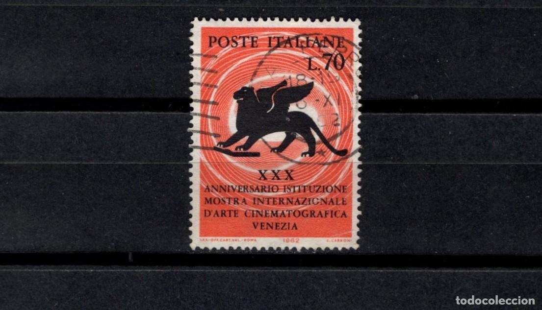 Sellos: Sello usado. XXX Festival Internacional Cine Venecia. 70 liras. 1962 agosto. Yvert 872.