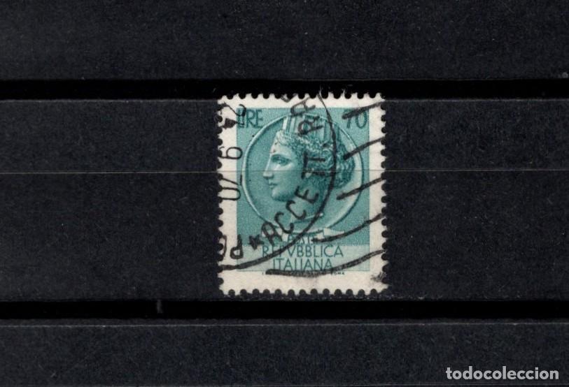 Sellos: Sello usado. Moneda de Siracusa. 20 Febrero 1968. 70 liras. Yvert 1004.