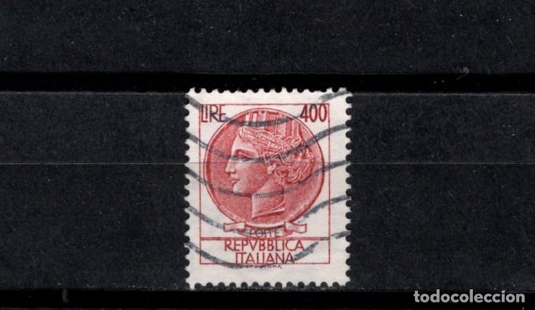 Sellos: Sello usado. Moneda de Siracusa. 15 de Marzo de 1976. 400 liras. Yvert 1258