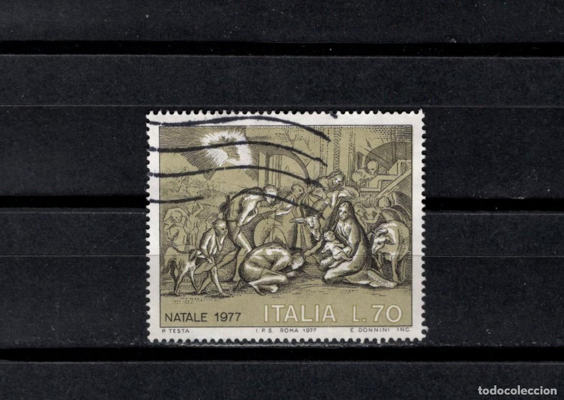Sellos: Sello usado. Adoraci&oacute;n de los pastores. 70 liras. 1997 diciembre. Yvert 1328.