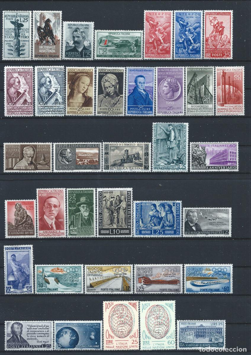 Sellos: Italie Lot 36 Tp Neuf** (MNH) Entre 1954 et 1956 - Sujets divers
