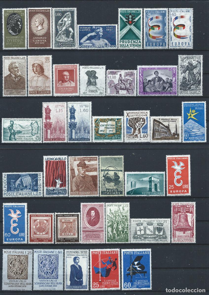 Sellos: Italie Lot 39 Tp Neuf** (MNH) Entre 1957 et 1958 - Sujets divers