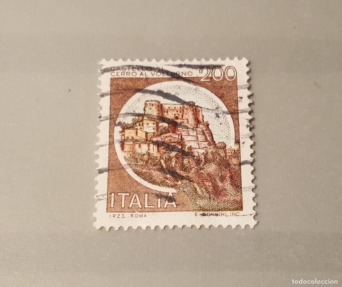 Sellos: Sello usado. Castillos. Castello di Cerro al Volturno. 22 Septiembre 1980. Yvert 1445.