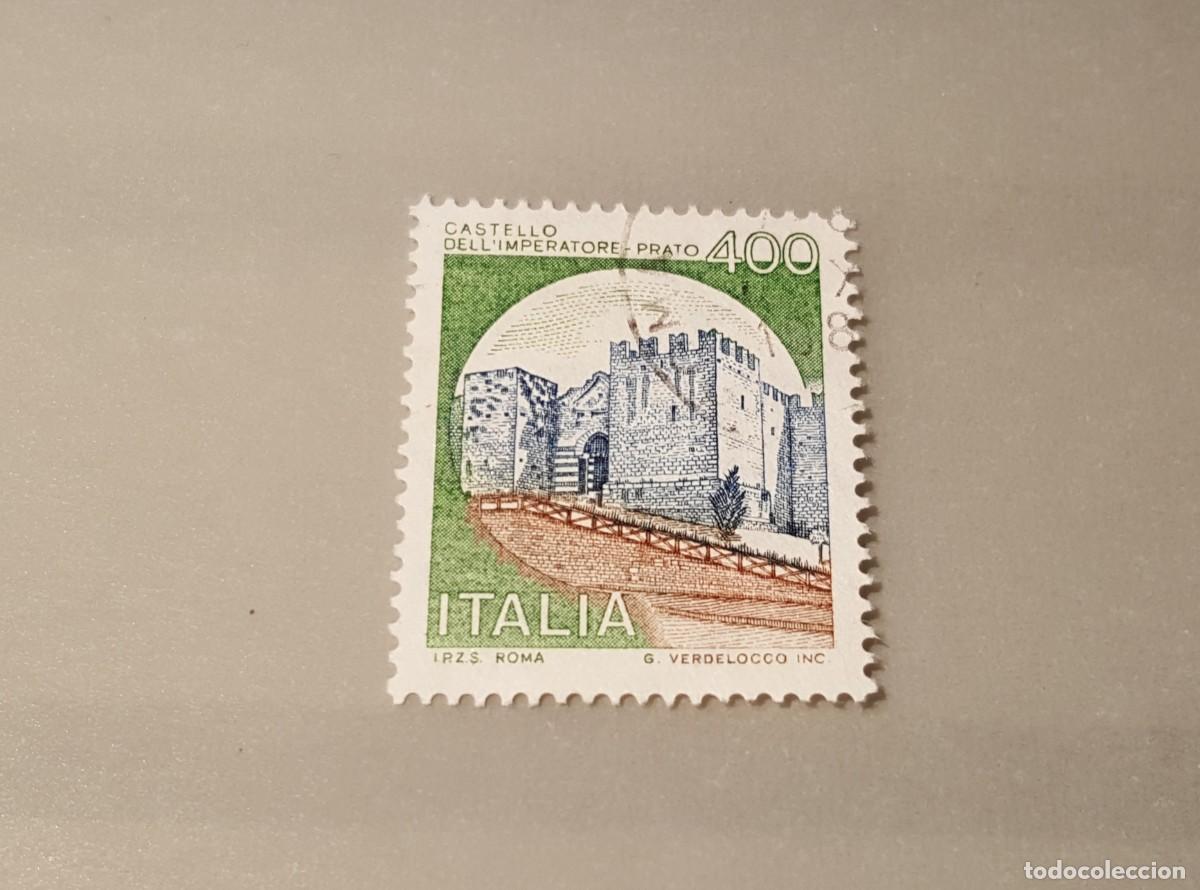 Sellos: Sello usado. Castillos. Castello dell&uml;Imperatore. 400 liras. 22 Septiembre 1980. Yvert 1449.