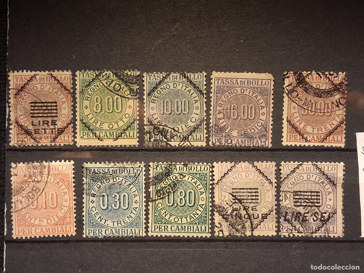 Sellos: ITALIA, 1920/30, FISCALES.