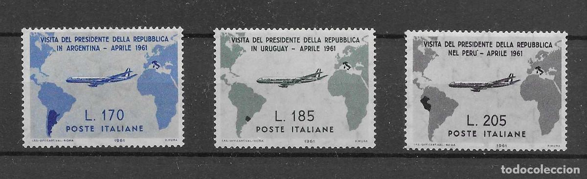 Sellos: Serie completa nueva de Italia de 1961