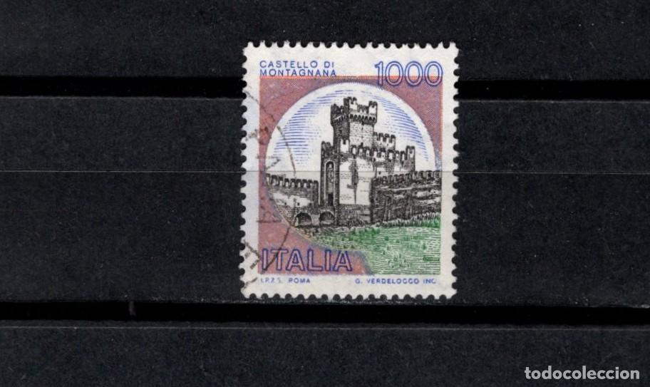 Sellos: Sello Usado.Castillos. Castello di Montagnana. 1000 liras. 22 septiembre 1980. Yvert 1456.
