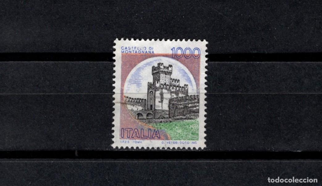 Sellos: Sello Usado.Castillos. Castello di Montagnana. 1000 liras. 22 septiembre 1980. Yvert 1456.