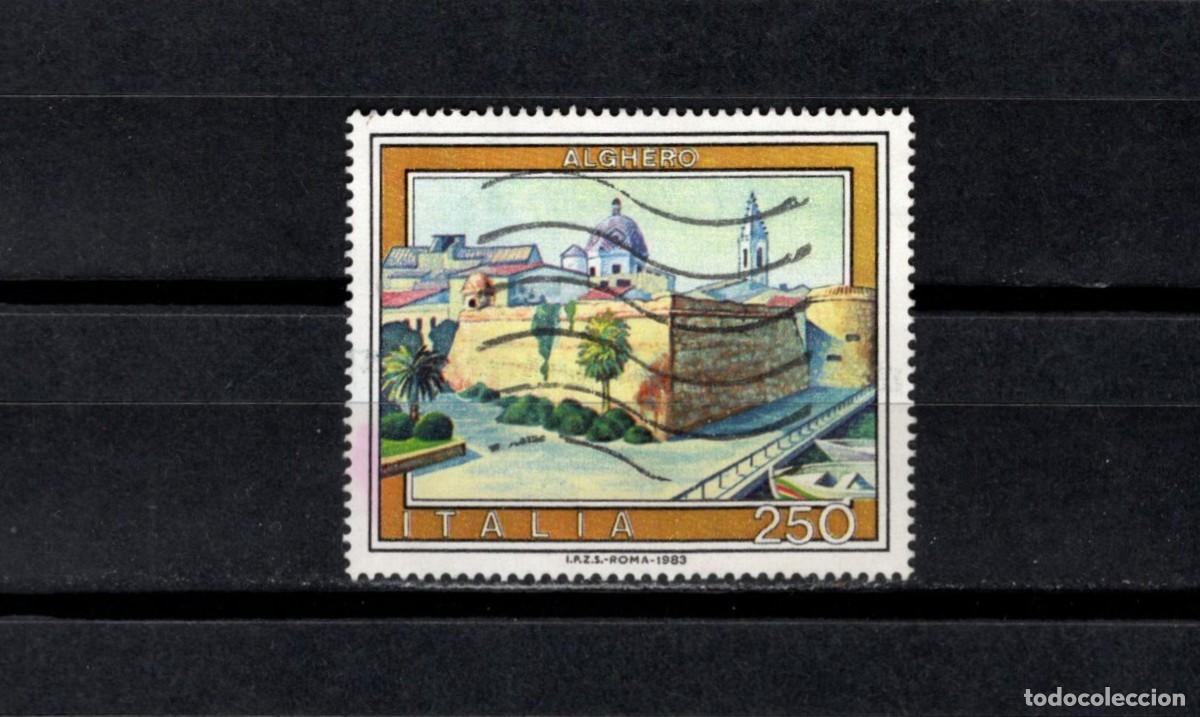 Sellos: Sello usado. Turismo. Alghero. 250liras. 1983 julio. Yvert 1583.