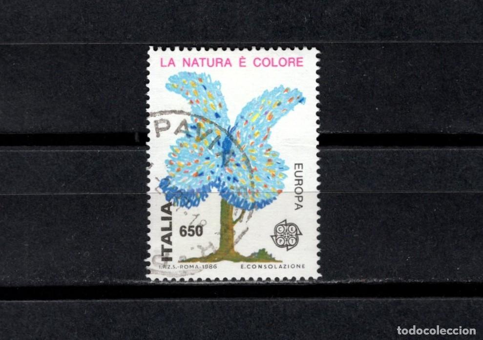 Sellos: Sello usado. Europa. Protecci&oacute;n a la naturaleza. 650 liras. 1985 abril. Yvert 1705.